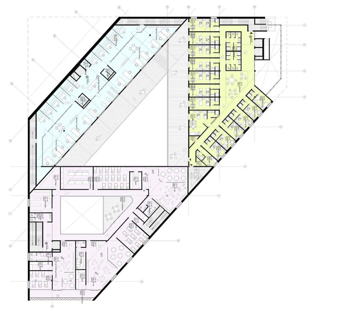 harta de centrul comercial euraLille 