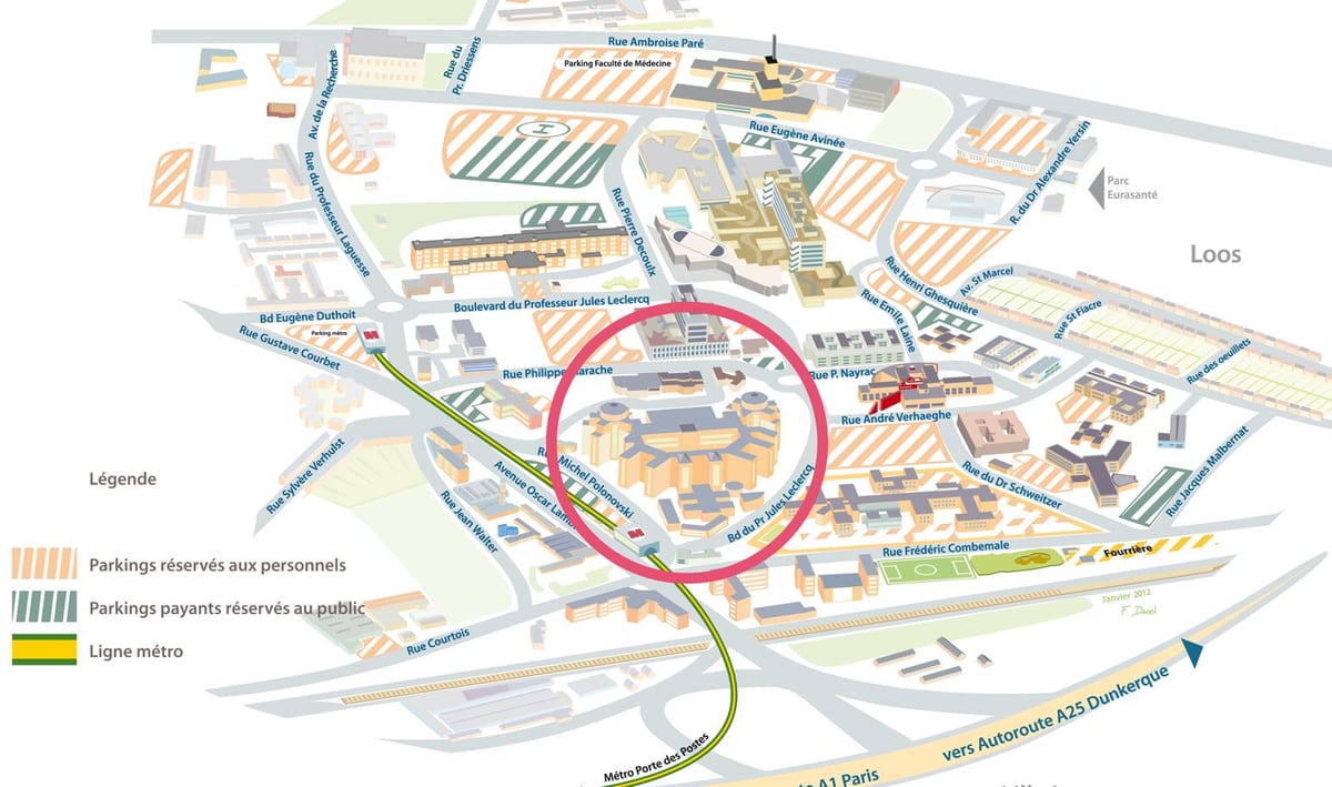 harta Lille spital