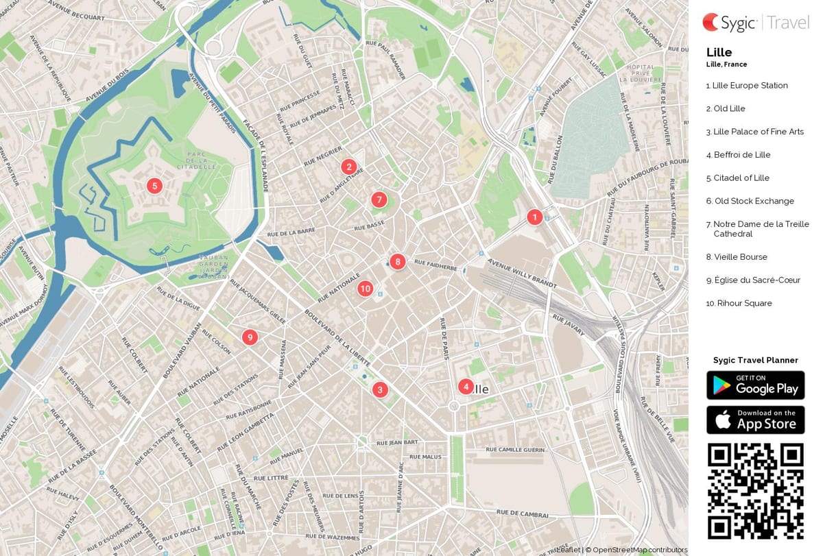 Lille hartă turistică pdf