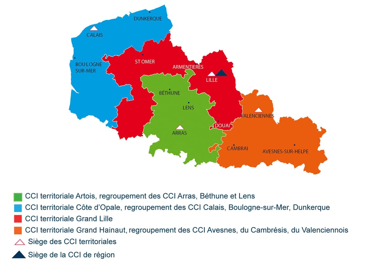 harta franței, Lille regiune