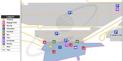 Harta Lille aeroport