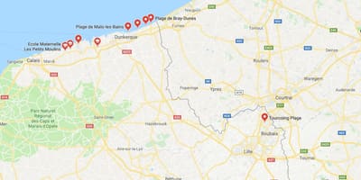Harta Lille plaja
