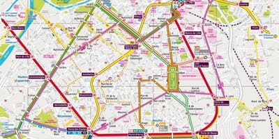 Harta Lille autobuz