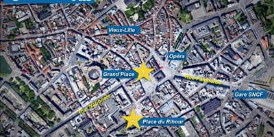 Harta Lille piata de craciun