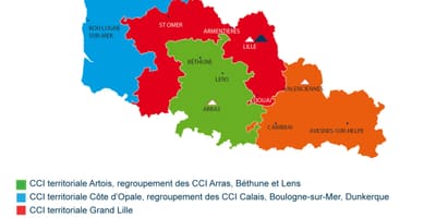 Harta franței, Lille regiune