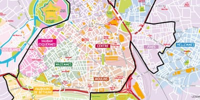 Harta Lille suburbie